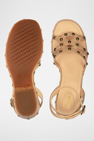 Sandales à talons en cuir Maritsa 70 - Taupe