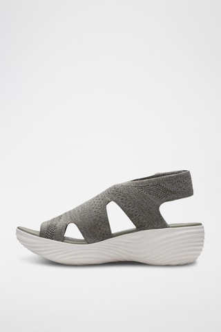 Sandales compensées Marin - Kaki