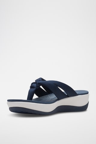 Tongs compensées Arla - Bleu marine