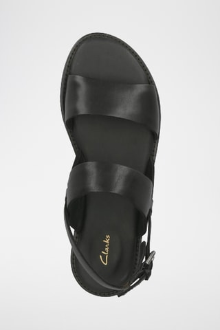 Sandales en cuir Karsea - Noir