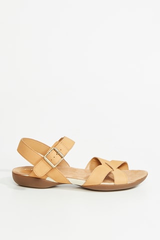 Sandales en cuir Raffi Flower - Beige