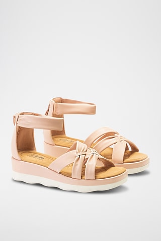 Sandales plateformes Clara - Rose