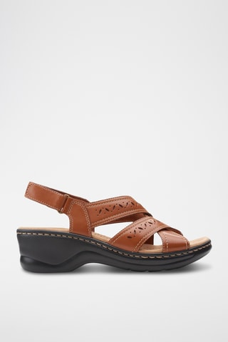 Sandales à talons en cuir Lexi Pearl - Marron