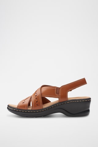 Sandales à talons en cuir Lexi Pearl - Marron