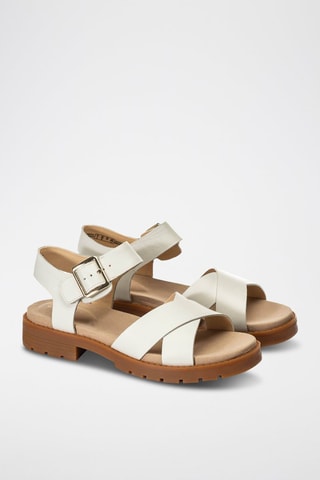 Sandales en cuir Orinoco - Blanc