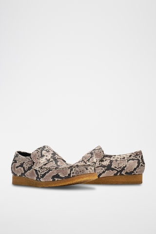 Mocassins en nubuck Wallabee Loafer - Gris clair