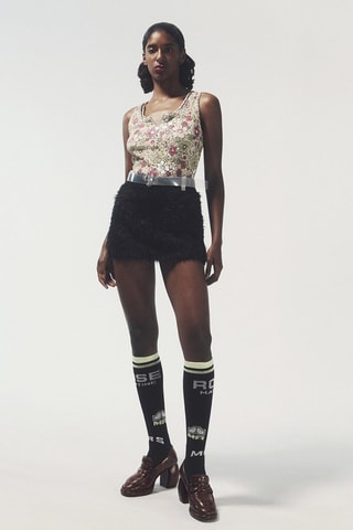 Mocassins à talons en cuir x Martine Rose - Marron