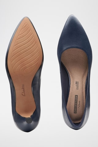 Escarpins en cuir Linvale - Bleu marine