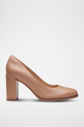 Escarpins en cuir Freva85 - Camel