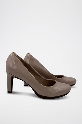 Escarpins vernis Ambyr - Nude