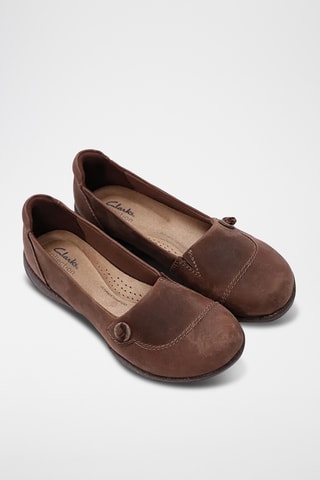Ballerines en cuir Roseville - Marron