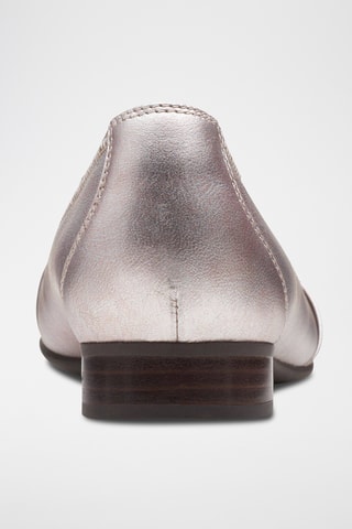 Ballerines en cuir Blush - Argenté