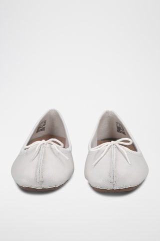 Ballerines en cuir Freckle - Blanc
