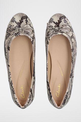 Ballerines en cuir Fawna - Ecru et taupe