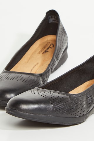 Ballerines en cuir Jenette - Noir