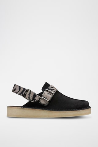 Sabots en nubuck Trek - Noir