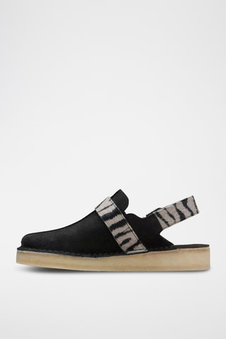 Sabots en nubuck Trek - Noir