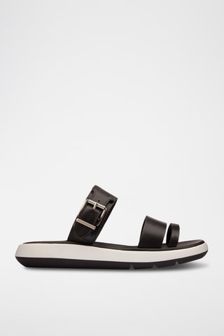 Mules en cuir Jemsa - Noir