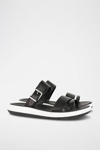 Mules en cuir Jemsa - Noir