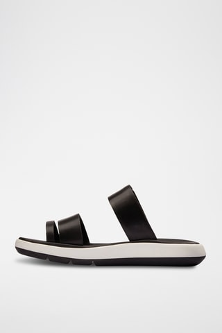 Mules en cuir Jemsa - Noir