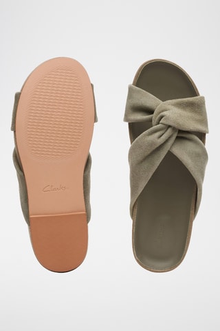 Mules en nubuck Pure Twist - Vert clair