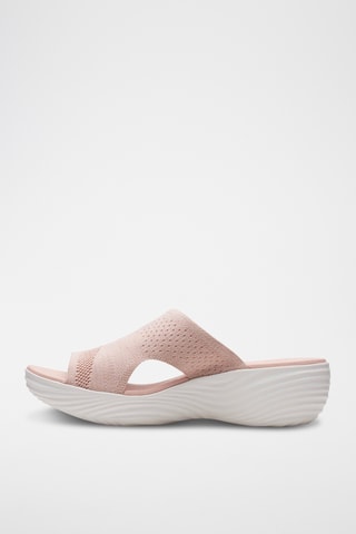 Mules compensés Marin Coral - Rose poudré