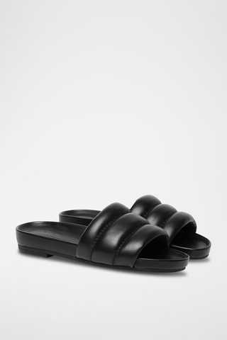 Mules en cuir Pure Soft - Noir