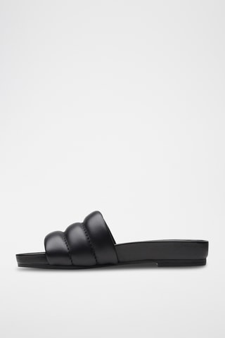 Mules en cuir Pure Soft - Noir