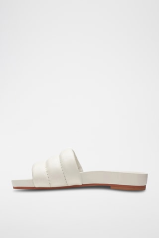 Mules en cuir Pure Soft - Ecru