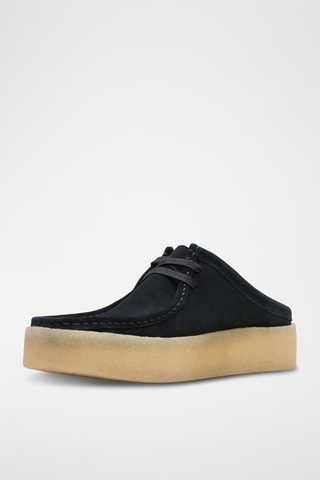 Mules en nubuck Wallabee Cup Lo - Noir