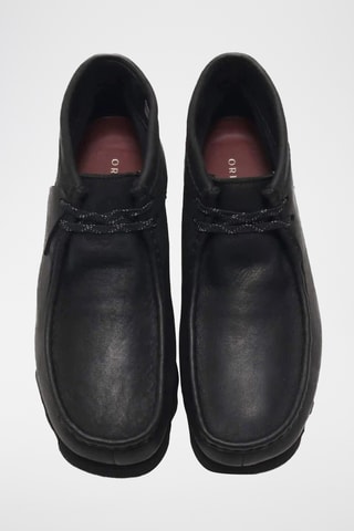 Boots Wallabee en cuir - Noir