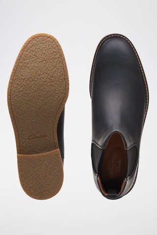 Boots Chelsea en cuir Jaxen - Noir