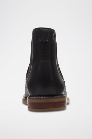 Boots Chelsea en cuir Jaxen - Noir