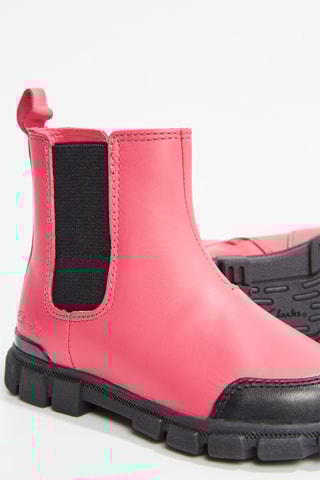 Bottines en cuir Evyn - Rose