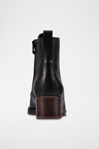 Bottines en cuir Mila - Noir