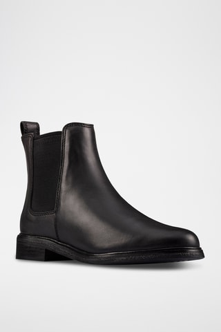 Bottines Chelsea en cuir Clarkdale Arlo - Noir