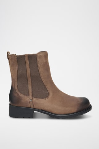 Bottines Chelsea en cuir Orinoco - Taupe