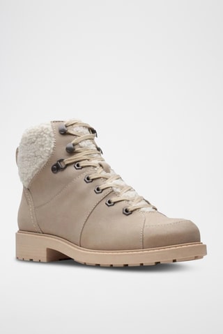 Bottines fourrées en cuir Orinoco2HikeWP - Beige