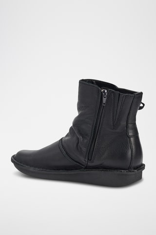 Bottines en cuir Funny Oak - Noir