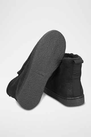 Bottines plateformes fourrées en nubuck Barleigh Pull - Noir