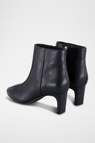 Bottines en cuir de veau Seren55 Top - Noir