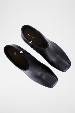 Bottines en cuir de veau Seren55 Top - Noir