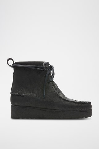 Bottines en cuir Wallabee Craft - Noir