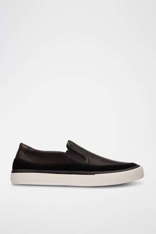 Slip-on en cuir Aceley - Marron
