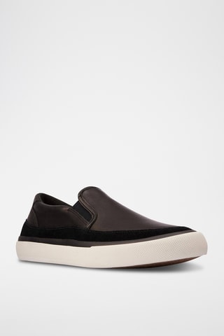 Slip-on en cuir Aceley - Marron