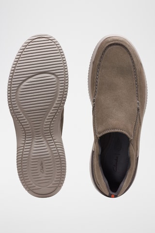Slip-on en nubuck Donaway - Beige foncé