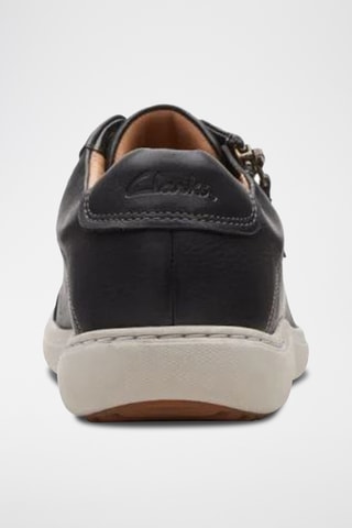 Baskets en cuir Nalle Lace - Noir