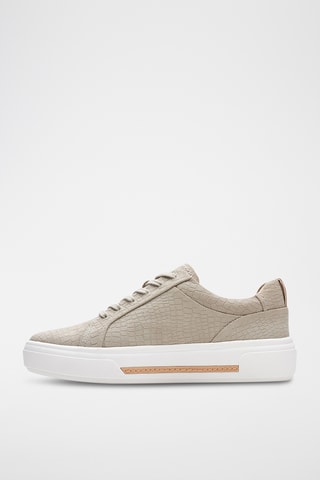 Baskets en cuir Hollyhock - Gris clair