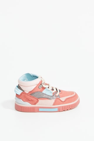 Baskets montantes en cuir Oslo Hiker - Rose