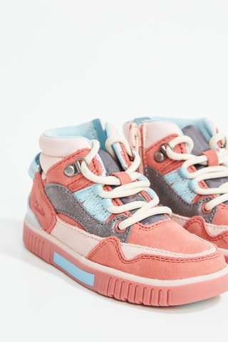 Baskets montantes en cuir Oslo Hiker - Rose